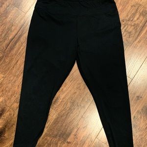 Maurices Plus Size High Rise Black Full Length Luxe Legging size 2X